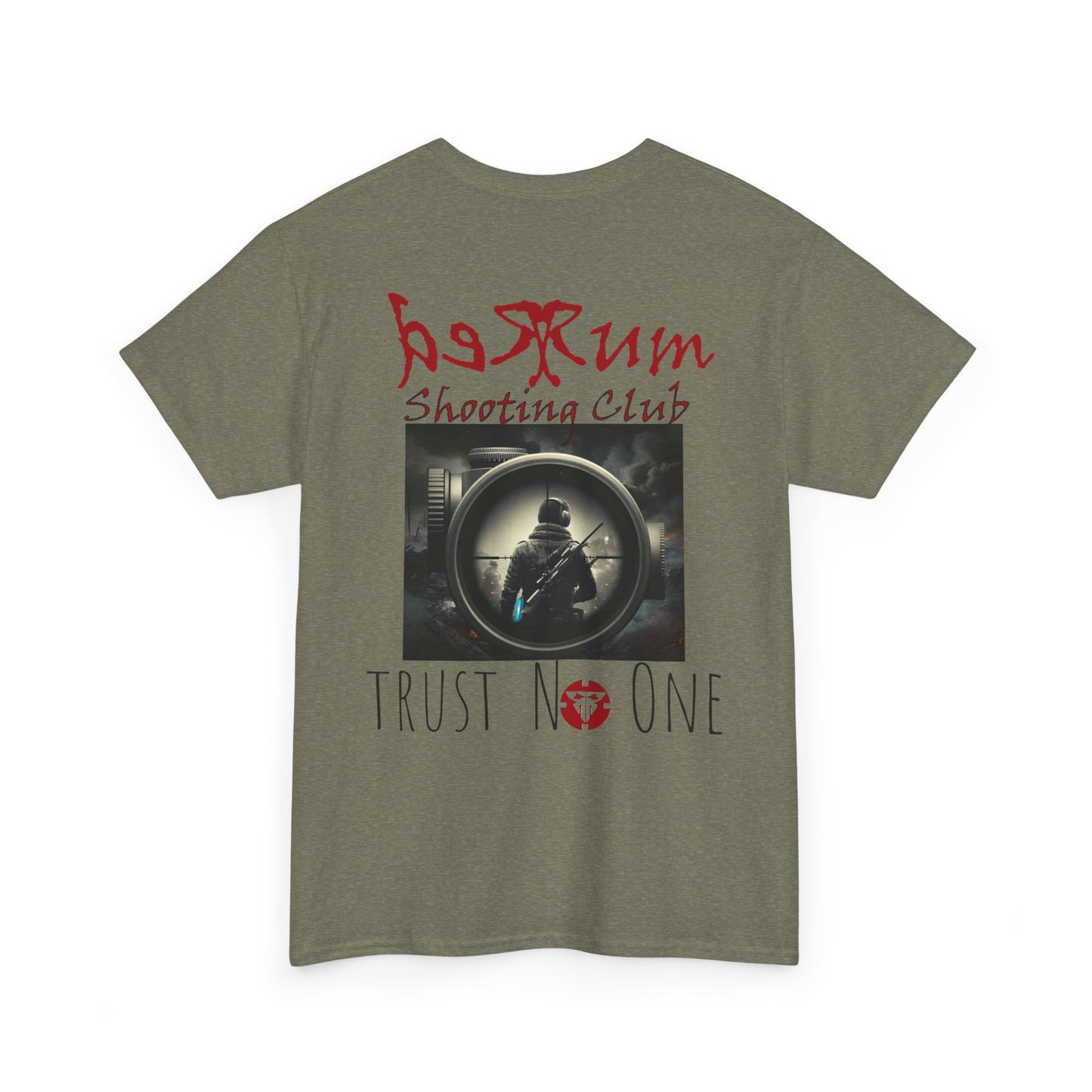 Redrum Shooting Club 'Trust No One' Heavy Cotton Tee